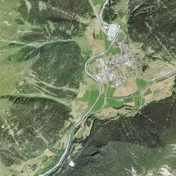 Zernez High Resolution Satellite Map