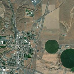 Connell High Resolution Satellite Map