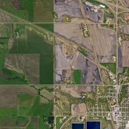 Barnesville High Resolution Satellite Map