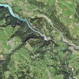 Tiefencastel High Resolution Satellite Map