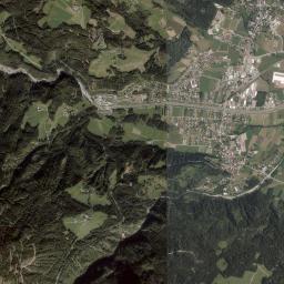 Kötschach-Mauthen High Resolution Satellite Map
