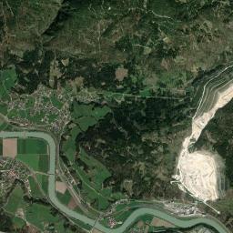 Villach-Land District High Resolution Satellite Map