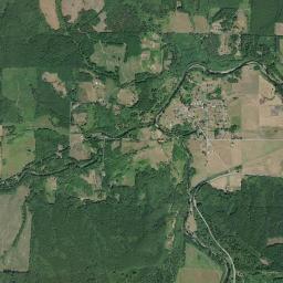 Aerial view of Doty