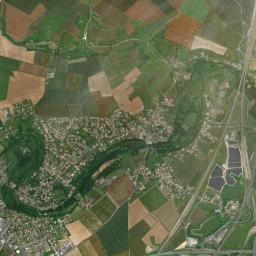 Migné-Auxances High Resolution Satellite Map