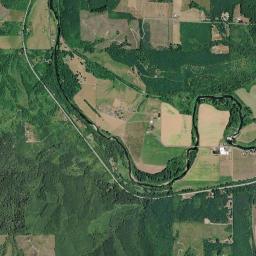 Aerial view of McCoy Farm near Adna