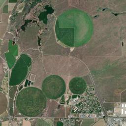 Basin City High Resolution Satellite Map