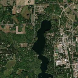 Pequot Lakes High Resolution Satellite Map