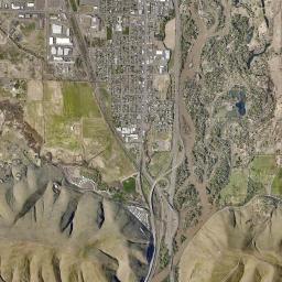 Union Gap High Resolution Satellite Map