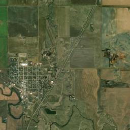 New England, ND locator map