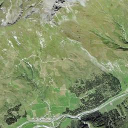 Hinterrhein High Resolution Satellite Map