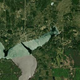 Lake Nebagamon High Resolution Satellite Map