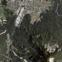 Ferlach High Resolution Satellite Map