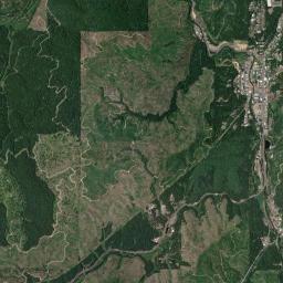 Aerial view of Orofino Creek