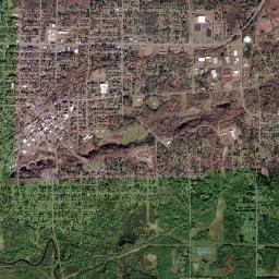 Ironwood High Resolution Satellite Map