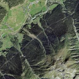 Goms District High Resolution Satellite Map