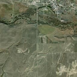 Harlowton High Resolution Satellite Map