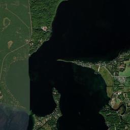 East Gull Lake High Resolution Satellite Map