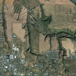 Lewiston Orchards High Resolution Satellite Map