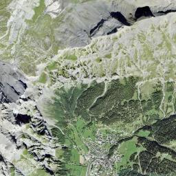 Leukerbad High Resolution Satellite Map