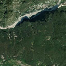 Chiusaforte High Resolution Satellite Map