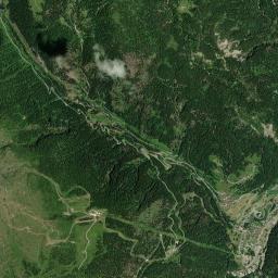 Falcade Alto High Resolution Satellite Map