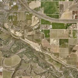 Granger High Resolution Satellite Map