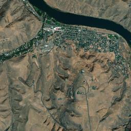 Asotin High Resolution Satellite Map