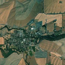 Waitsburg High Resolution Satellite Map