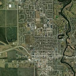 Wahpeton High Resolution Satellite Map