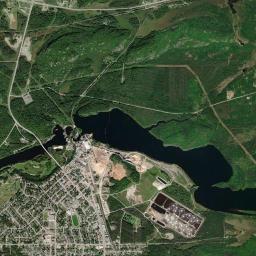 Espanola High Resolution Satellite Map