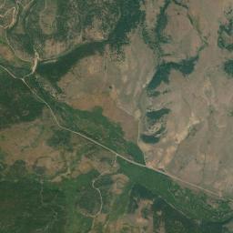 Aerial view of Gem Mountain Sapphire Mine