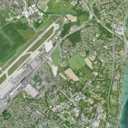 Le Grand-Saconnex High Resolution Satellite Map