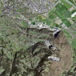 Monthey High Resolution Satellite Map