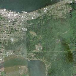 Astoria High Resolution Satellite Map