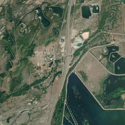 Warm Springs High Resolution Satellite Map