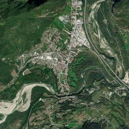 Ponte nelle Alpi-Polpet High Resolution Satellite Map