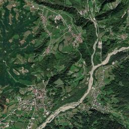 Puos d'Alpago High Resolution Satellite Map