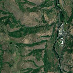 Aerial view of Clearwater River