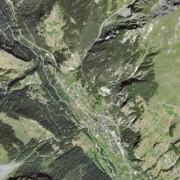 Evolène High Resolution Satellite Map