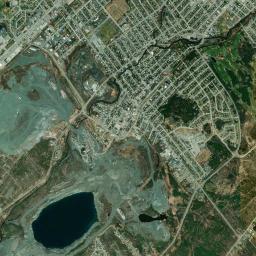 Thetford-Mines High Resolution Satellite Map