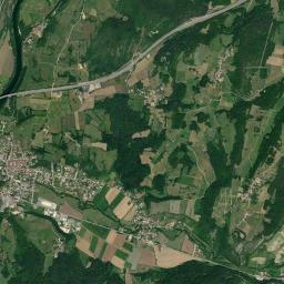 Poncin High Resolution Satellite Map