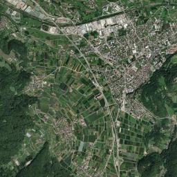 Pergine Valsugana High Resolution Satellite Map
