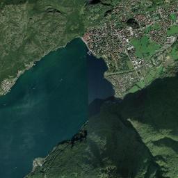 Porlezza High Resolution Satellite Map