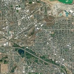 Butte High Resolution Satellite Map