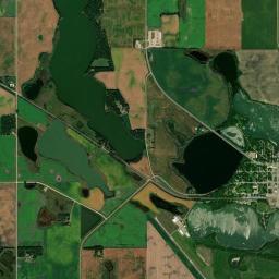 Elbow Lake High Resolution Satellite Map