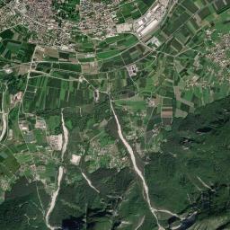 Levico Terme High Resolution Satellite Map