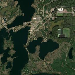 Lac du Flambeau High Resolution Satellite Map
