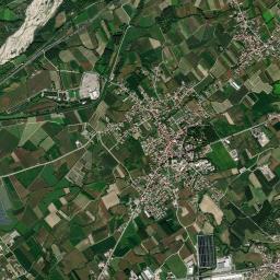 Zoppola High Resolution Satellite Map