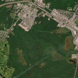 Fredericton High Resolution Satellite Map