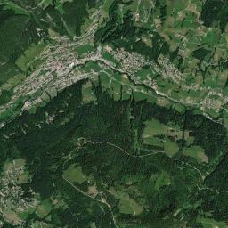 Le Grand-Bornand High Resolution Satellite Map